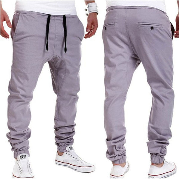 2019 Men Urban Pants Casual Elastic Cotton Mens Fitness Workout Pants Skinny Sweatpants Trousers Jogger Pants Plus Size 4XL