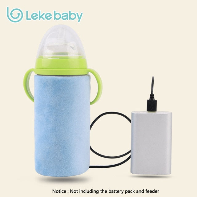 Lekebaby insulation thermostat USB Portable Warmer baby bottle warmer baby bottle thermal bag thermo bag for baby bottles