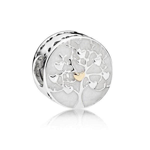 Vintage Punk Small Apple Dog Tree Love Hearts Flowers Beads Charms Fit Pandora Bracelets & Bangles for Women New Fashion DIY