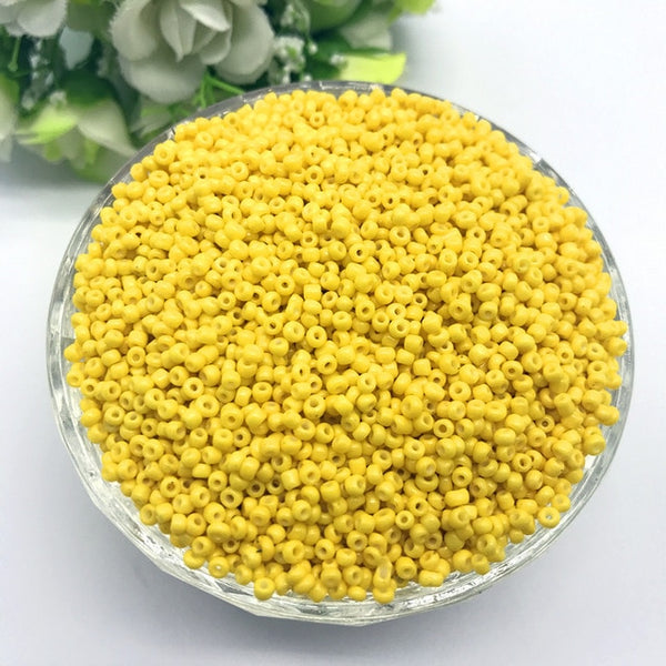 1000pcs 2mm Charm Czech Glass Seed Beads DIY Bracelet Necklace For Jewelry Making Accessories