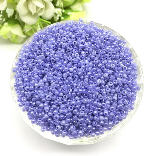 1000pcs 2mm Charm Czech Glass Seed Beads DIY Bracelet Necklace For Jewelry Making Accessories