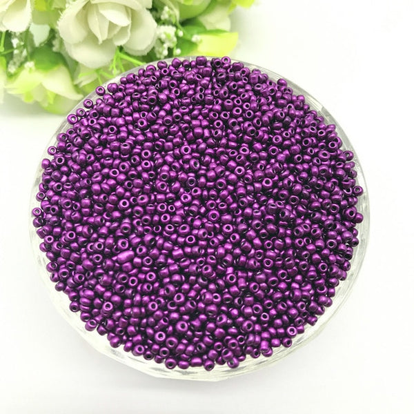1000pcs 2mm Charm Czech Glass Seed Beads DIY Bracelet Necklace For Jewelry Making Accessories