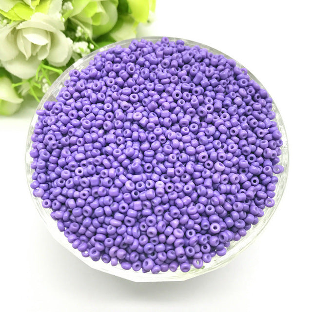 1000pcs 2mm Charm Czech Glass Seed Beads DIY Bracelet Necklace For Jewelry Making Accessories