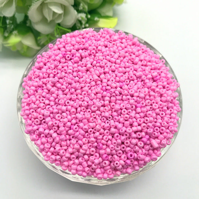 1000pcs 2mm Charm Czech Glass Seed Beads DIY Bracelet Necklace For Jewelry Making Accessories