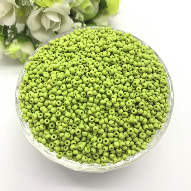 1000pcs 2mm Charm Czech Glass Seed Beads DIY Bracelet Necklace For Jewelry Making Accessories