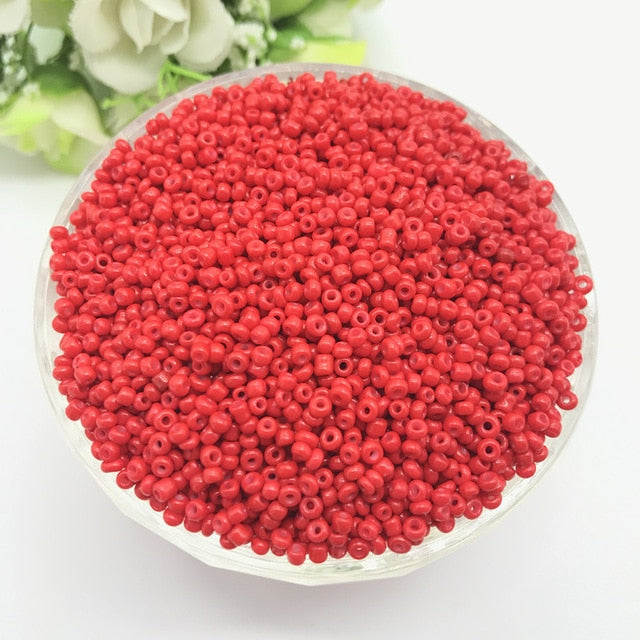 1000pcs 2mm Charm Czech Glass Seed Beads DIY Bracelet Necklace For Jewelry Making Accessories