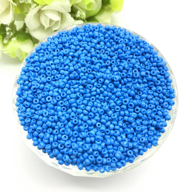 1000pcs 2mm Charm Czech Glass Seed Beads DIY Bracelet Necklace For Jewelry Making Accessories