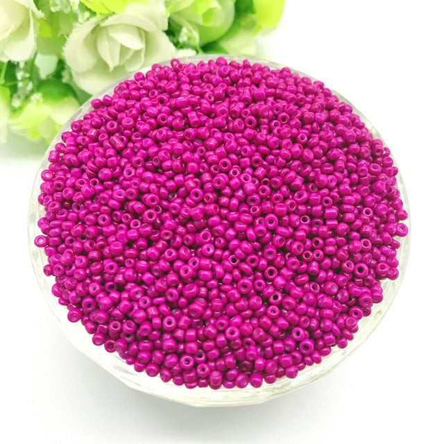 1000pcs 2mm Charm Czech Glass Seed Beads DIY Bracelet Necklace For Jewelry Making Accessories