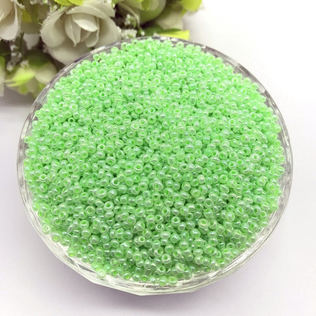 1000pcs 2mm Charm Czech Glass Seed Beads DIY Bracelet Necklace For Jewelry Making Accessories