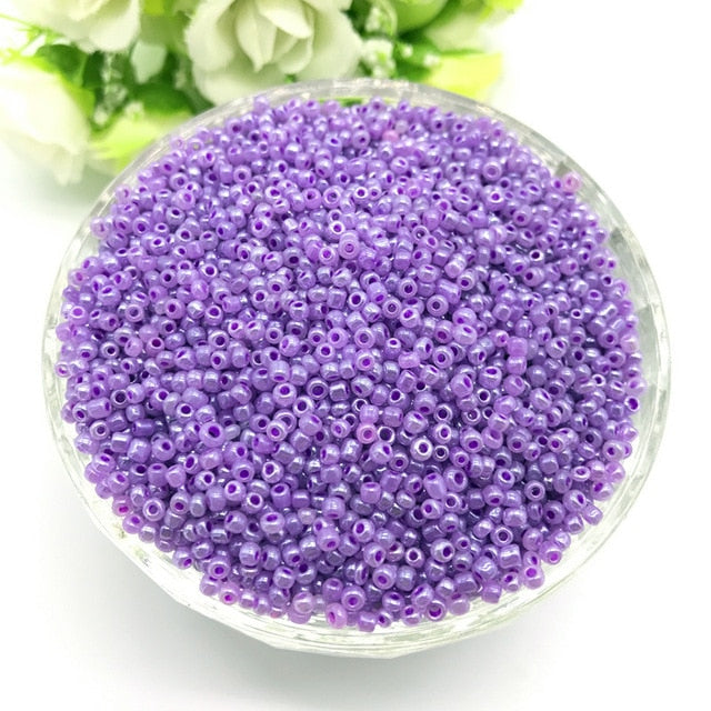 1000pcs 2mm Charm Czech Glass Seed Beads DIY Bracelet Necklace For Jewelry Making Accessories
