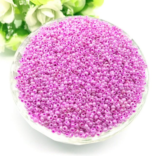 1000pcs 2mm Charm Czech Glass Seed Beads DIY Bracelet Necklace For Jewelry Making Accessories
