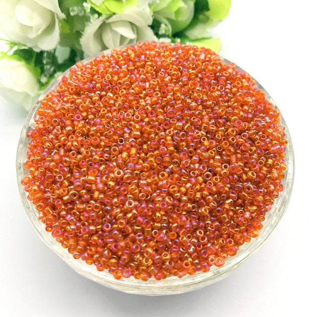 1000pcs 2mm Charm Czech Glass Seed Beads DIY Bracelet Necklace For Jewelry Making Accessories