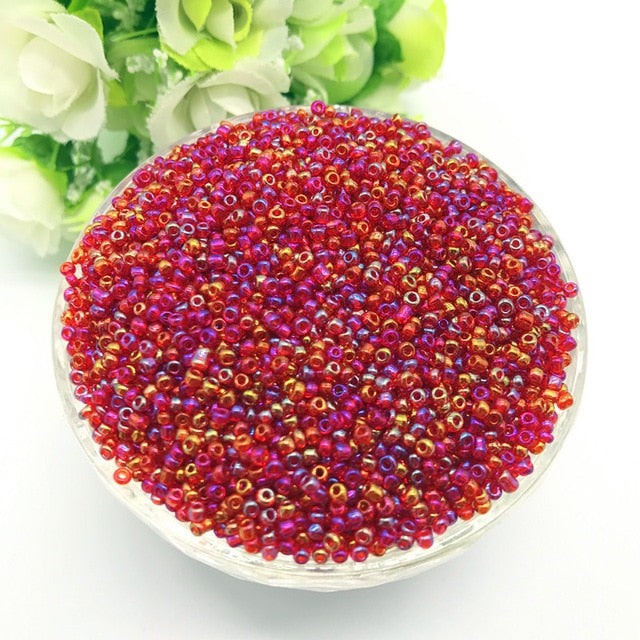 1000pcs 2mm Charm Czech Glass Seed Beads DIY Bracelet Necklace For Jewelry Making Accessories