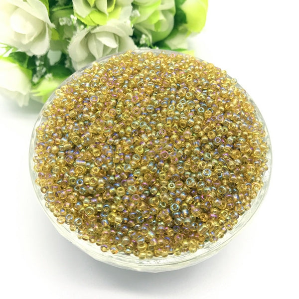 1000pcs 2mm Charm Czech Glass Seed Beads DIY Bracelet Necklace For Jewelry Making Accessories