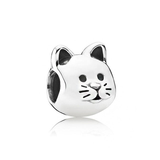Btuamb Vintage Star Owl Cat House Mickey Cartoon Charm Beads Fit Pandora Bracelets & Bangles for Women DIY Making Ethnic Jewelry