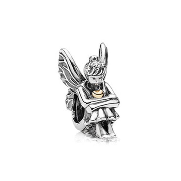 Btuamb Vintage Star Owl Cat House Mickey Cartoon Charm Beads Fit Pandora Bracelets & Bangles for Women DIY Making Ethnic Jewelry