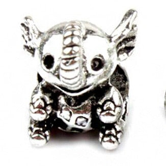 Btuamb Vintage Star Owl Cat House Mickey Cartoon Charm Beads Fit Pandora Bracelets & Bangles for Women DIY Making Ethnic Jewelry