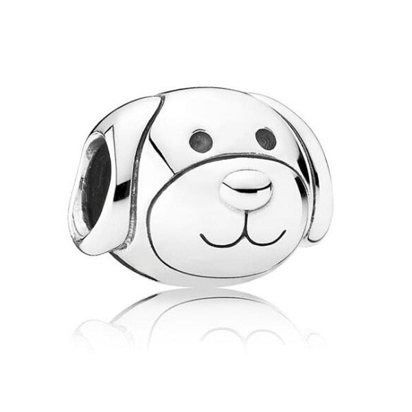 Btuamb Vintage Star Owl Cat House Mickey Cartoon Charm Beads Fit Pandora Bracelets & Bangles for Women DIY Making Ethnic Jewelry