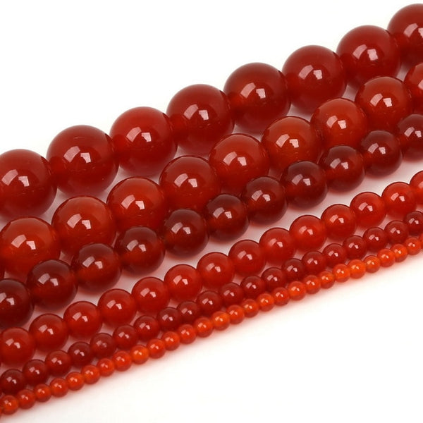 4 6 8 10mm Natural Stone Beads Matte Lava Tiger Eye Red Black Onxy  Loose Stone Beads For Jewelry Making DIY Bracelet Necklace
