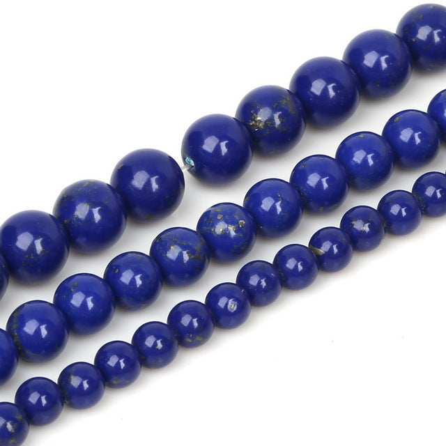 4 6 8 10mm Natural Stone Beads Matte Lava Tiger Eye Red Black Onxy  Loose Stone Beads For Jewelry Making DIY Bracelet Necklace