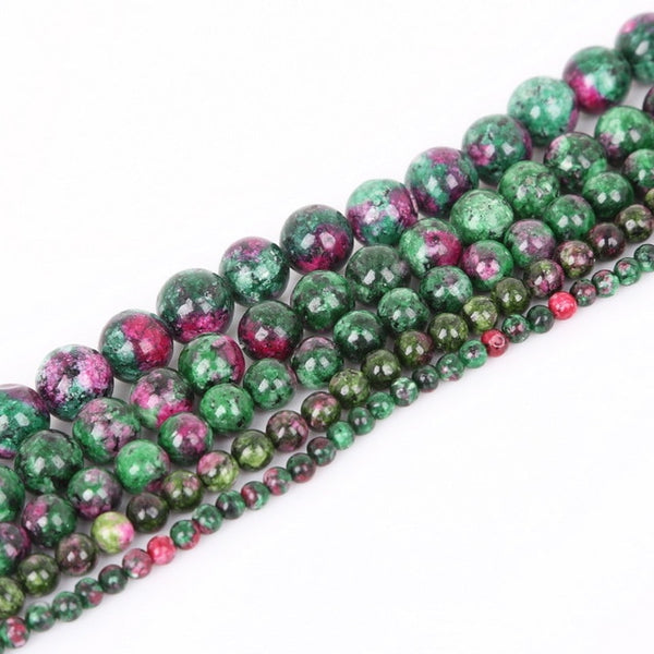 4 6 8 10mm Natural Stone Beads Matte Lava Tiger Eye Red Black Onxy  Loose Stone Beads For Jewelry Making DIY Bracelet Necklace