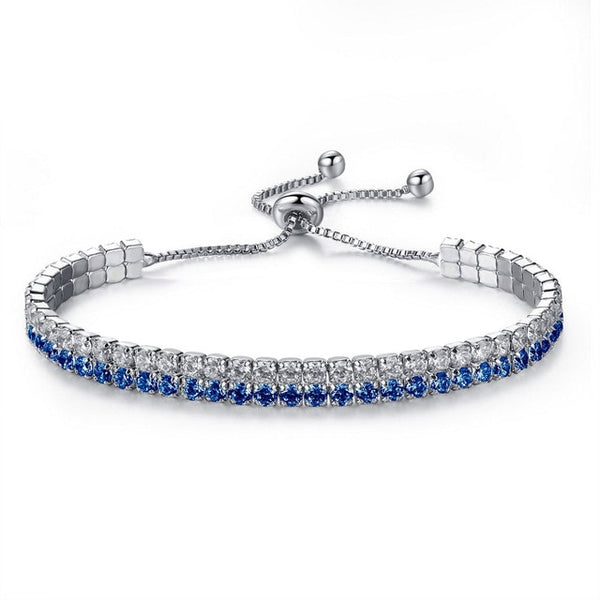 UMODE Trendy 3 Colors Fashions Charms Cubic Zirconia Tennis Bracelet & Bangles For Women Female Gifts New Luxury Jewelry UB0125