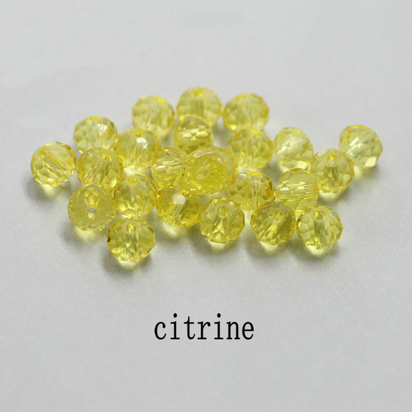 buy 1 and get 1 free 4mm colorful crystal beads charms glass loose beads round jewelry beads for jewelry making DIY total 300PCS