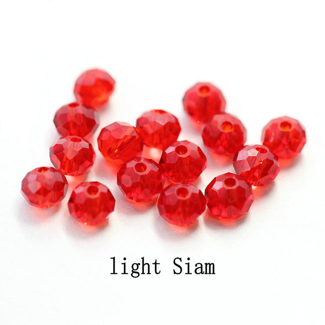 buy 1 and get 1 free 4mm colorful crystal beads charms glass loose beads round jewelry beads for jewelry making DIY total 300PCS