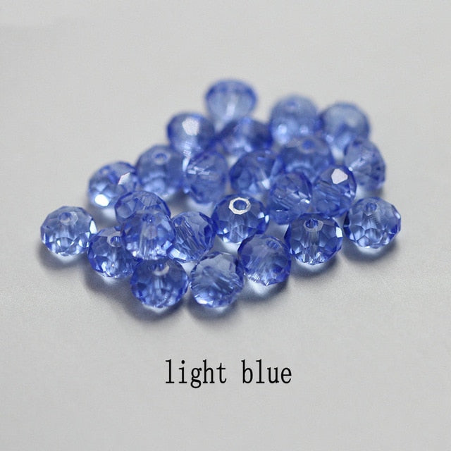 buy 1 and get 1 free 4mm colorful crystal beads charms glass loose beads round jewelry beads for jewelry making DIY total 300PCS