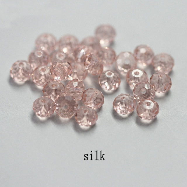 buy 1 and get 1 free 4mm colorful crystal beads charms glass loose beads round jewelry beads for jewelry making DIY total 300PCS