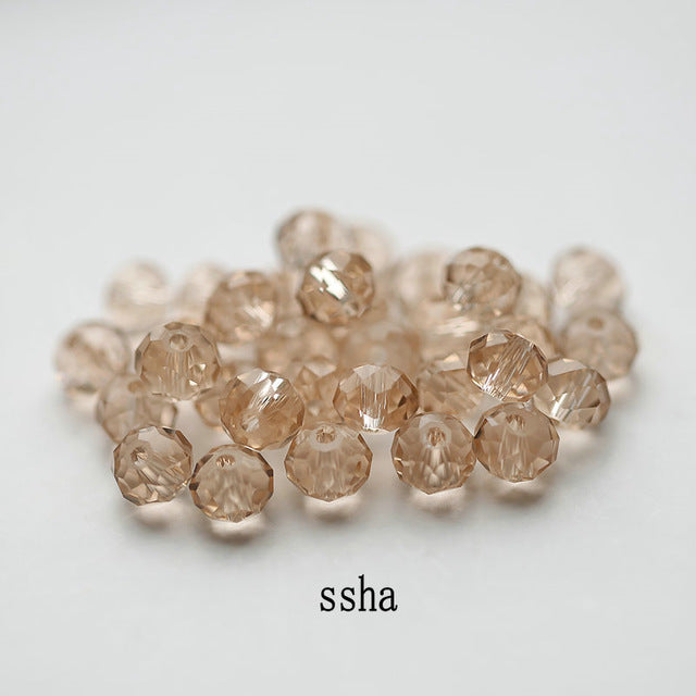 buy 1 and get 1 free 4mm colorful crystal beads charms glass loose beads round jewelry beads for jewelry making DIY total 300PCS
