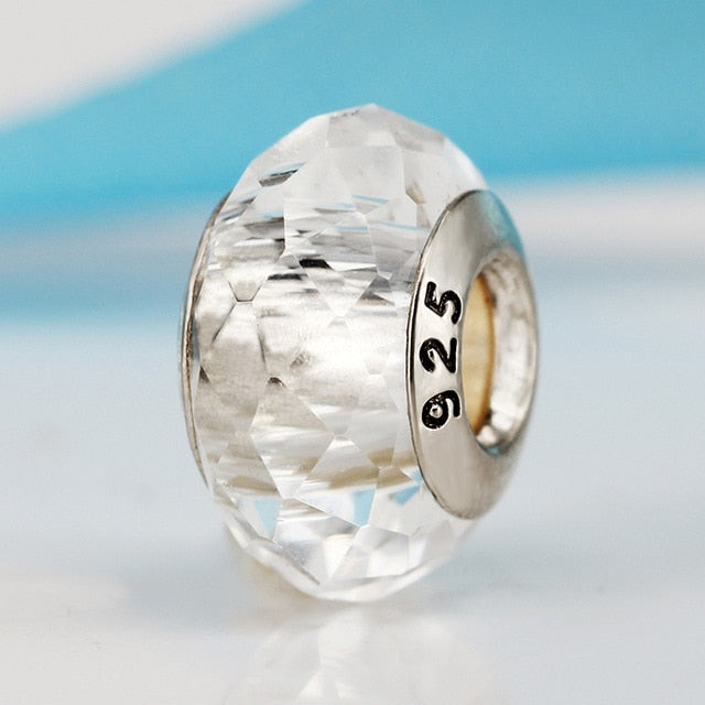 2018 Free Shipping European Colorful Lampwork Glass Beads Murano Aolly Charm Bead Fit Pandora For Girl DIY Bracelets & Bangles