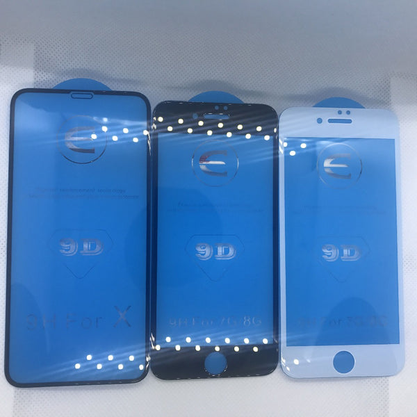 9D protective glass for iPhone 6 6S 7 8 plus X glass on iphone 7 6 8 X R XS MAX screen protector iPhone 7 6 screen protection XR