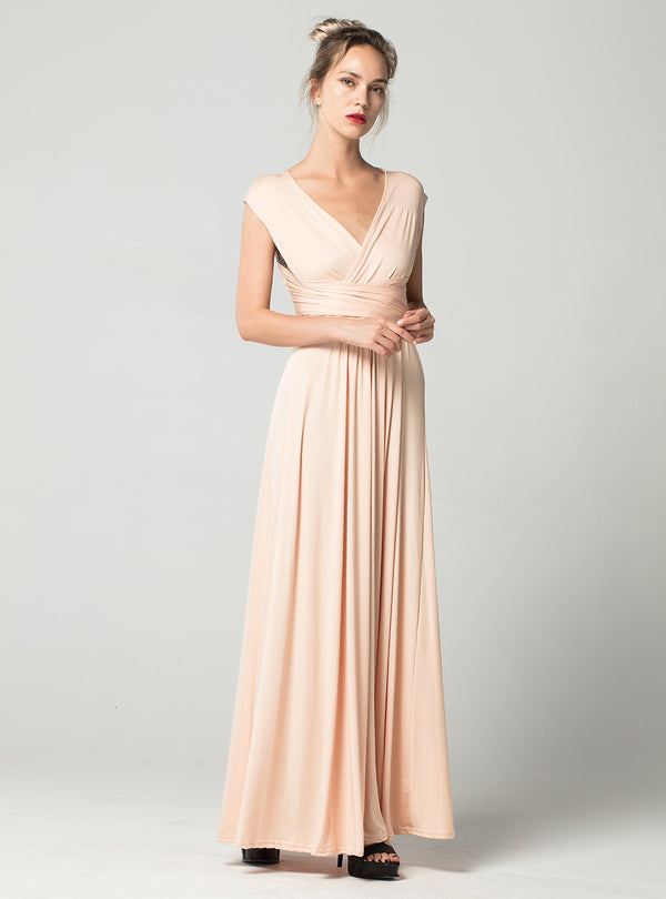 Sexy Long Dress Bridesmaid Formal Multi Way Wrap Convertible Infinity Maxi Dress Red Hollow Out Party Bandage Vestidos FICUSRONG