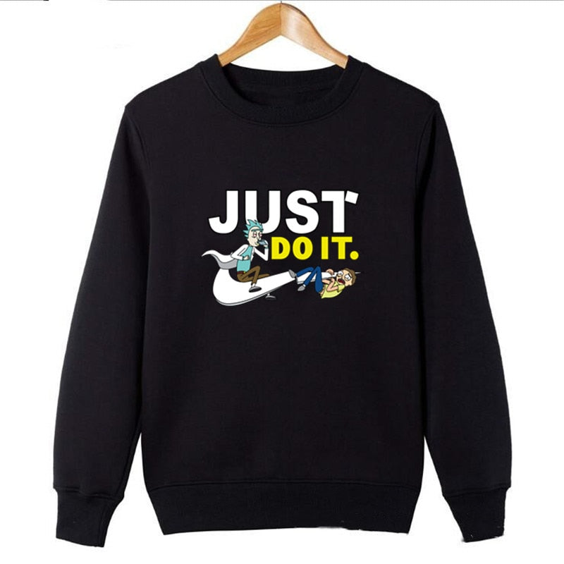 Autumn Character Anime Cool Rick Morty hoodies Peace Among Worlds Folk hoodie men women Cotton Casual Funny sweatshirt