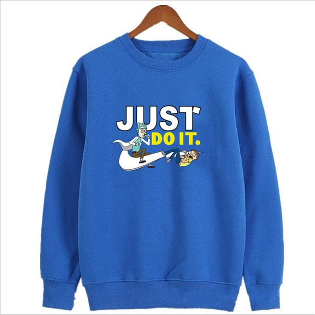 Autumn Character Anime Cool Rick Morty hoodies Peace Among Worlds Folk hoodie men women Cotton Casual Funny sweatshirt