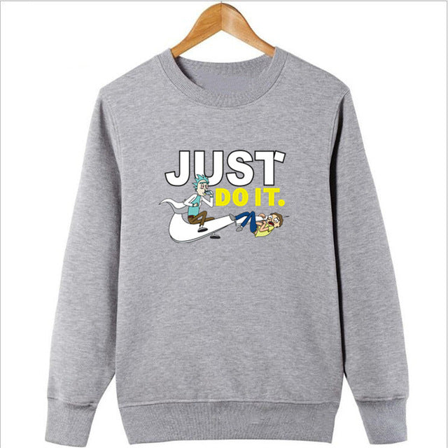 Autumn Character Anime Cool Rick Morty hoodies Peace Among Worlds Folk hoodie men women Cotton Casual Funny sweatshirt