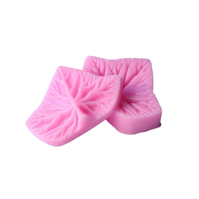 3D Flower Leaf Fondant Silicone Mold  Cooking Wedding Decoration Baking Sugar Craft Molds Leaves DIY Cake Silicone Mold
