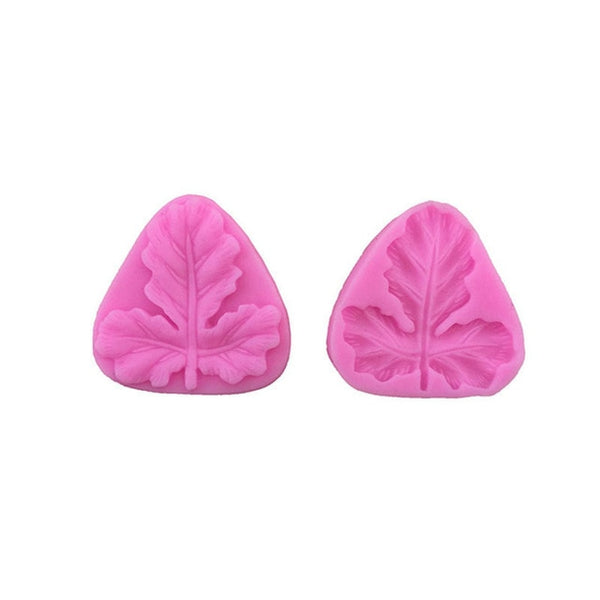 3D Flower Leaf Fondant Silicone Mold  Cooking Wedding Decoration Baking Sugar Craft Molds Leaves DIY Cake Silicone Mold