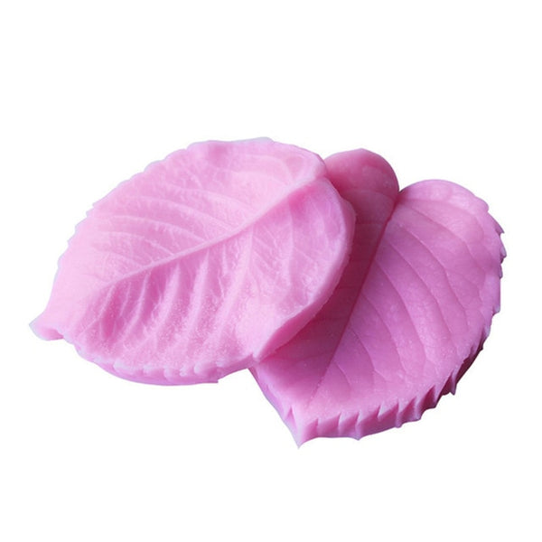 3D Flower Leaf Fondant Silicone Mold  Cooking Wedding Decoration Baking Sugar Craft Molds Leaves DIY Cake Silicone Mold