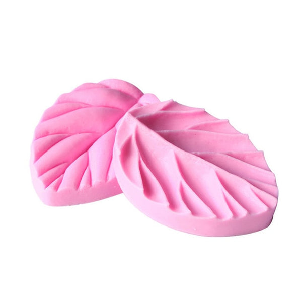 3D Flower Leaf Fondant Silicone Mold  Cooking Wedding Decoration Baking Sugar Craft Molds Leaves DIY Cake Silicone Mold