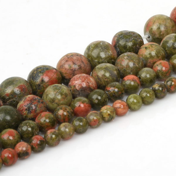 New Fashion 4 6 8 10mm Natural Stone Beads Black Lava Tiger Eye Bulk Loose Stone Beads For DIY  Jewelry Making Bracelet Necklace
