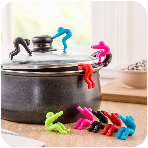 Creative 1Pcs Kitchen Gadgets Raise The Lid Overflow Device Stent for Kitchen Tools Pot cover overflow Home Kitchen Accessories