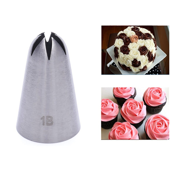 #1B Large Size Cream Nozzle Decor Tip Icing Nozzle Cake Fondant Baking Tool Set