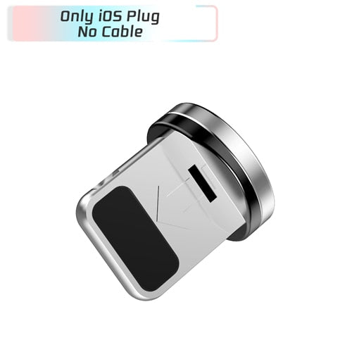 USAMS Magnetic Cable for iPhone 6 7 8 Samsung 2.1A Braided Magnet phone cable for Type-C Micro USB Cable magnetic charging USB C