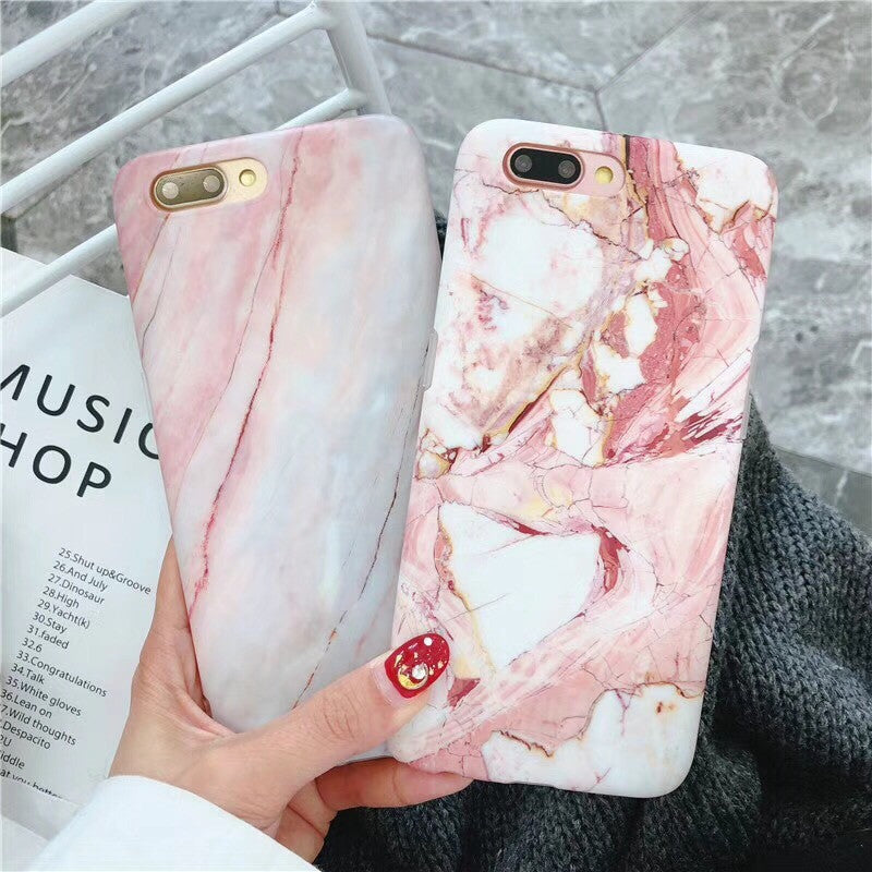 Luxury Marble Phone Case For iPhone 7 Case For iPhone X 7 6 6S 8 Plus 6 S Case Cover XR XS MXA Coque Silicon Fundas Capa Carcasa