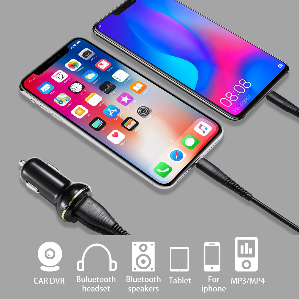CASEIER 3.1A Fast USB Car Charger For iPhone X Xr Xs Max Dual Port USB Charger For IOS Android Mobile Phone Tablet Fast Charging