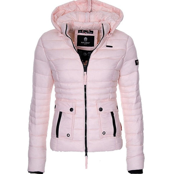 ZOGAA Winter Parkas Women's Warmth Coats Puffer Jacket Parka Women Fashion Slim Fit Solid Coat Outwear Women Parkas