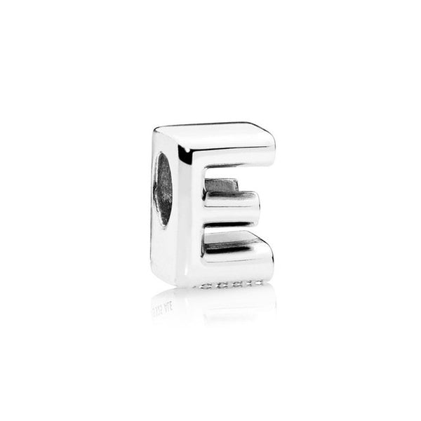Silver Plated Beads Charm Initial Alphabet Letter A-Z bead Fit Original Pandora Charms Bracelet for Women Diy Jewelry Making