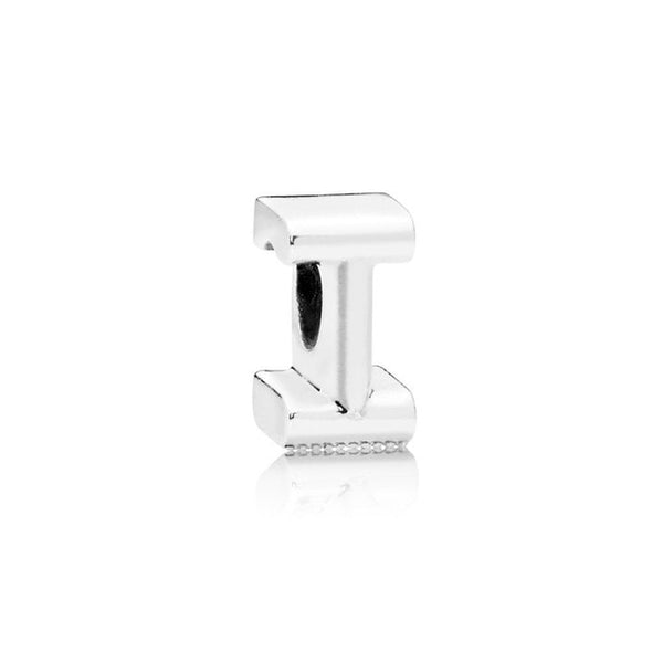 Silver Plated Beads Charm Initial Alphabet Letter A-Z bead Fit Original Pandora Charms Bracelet for Women Diy Jewelry Making
